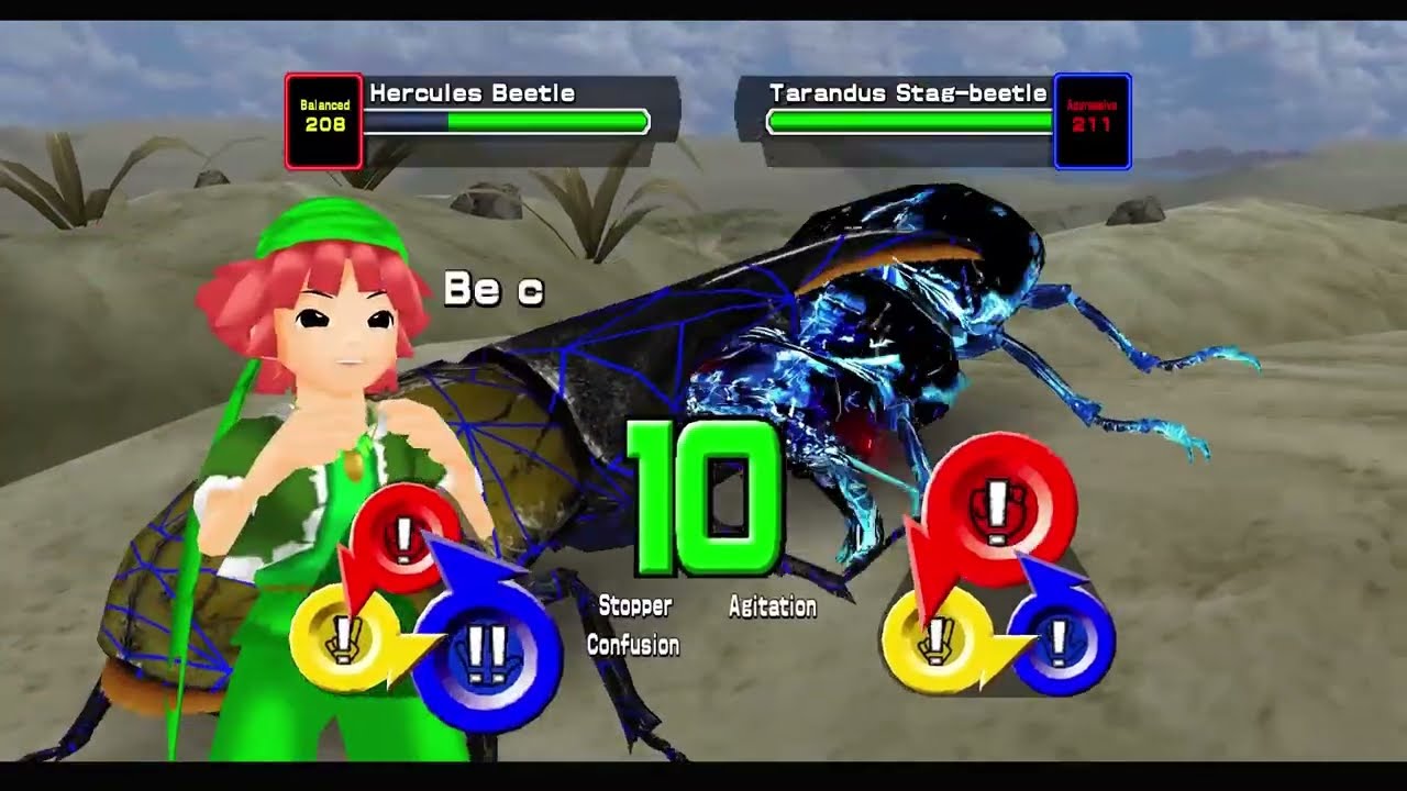 Meshing Hercules Beetle Wasteland Forest Gameplay[Mushiking 2006 English Version] #ムシキング #甲蟲王者 #甲虫王者