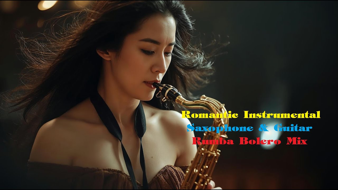 Nhạc Hòa Tấu 4k - Romantic Instrumental #1 – Saxophone & Guitar - Rumba Bolero Mix