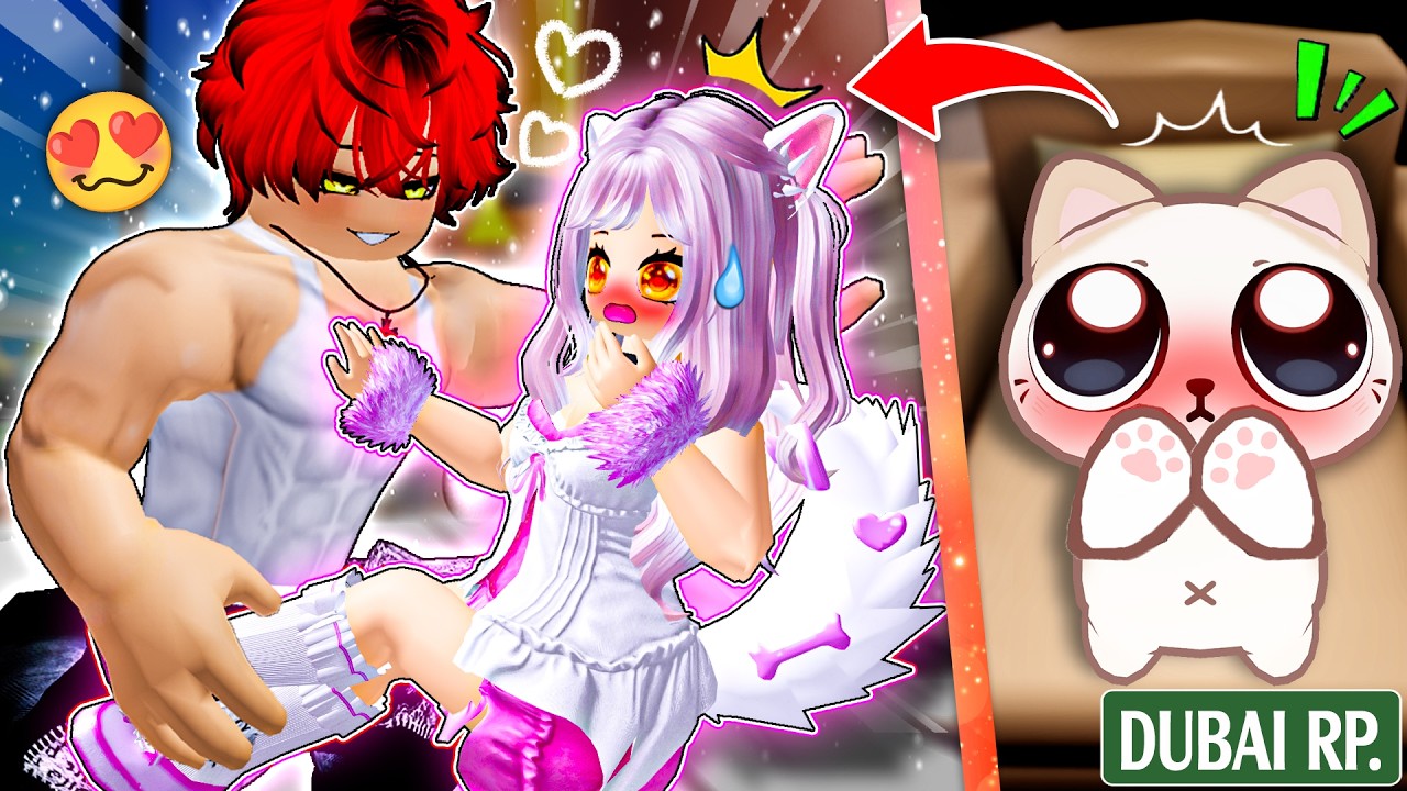 MY CAT Turns Into a Girl at Night... And She's IN LOVE With Me 🐱💘 FULL PART | 💘 Story Roblox 💘