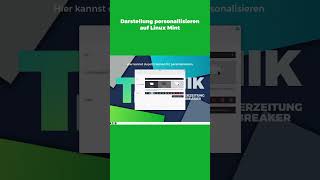System personallisieren in Linux Mint - So geht’s!