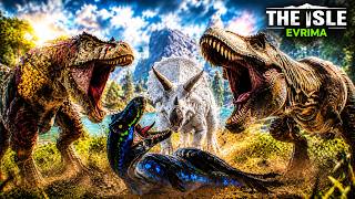 ME ENFRENTÉ A TODOS LOS DINOSAURIOS de THE ISLE🦖🦕(T-REX)