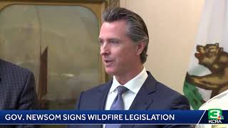 Gov. Newsom is signing wildfire legislation in Sacramento. https://bit.ly/2SbmX45