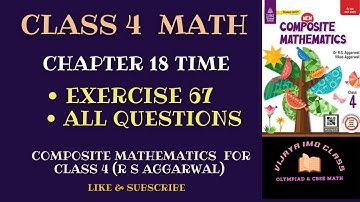 R S Aggarwal Solution Class 4th Math | Chapter-18 Time | Exercise-67