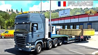 EURO TRUCK SIMULATOR 2 | OVERSIZED CARGO in FRANCE | ETS 2 |* SCANIA STREAMLINE *