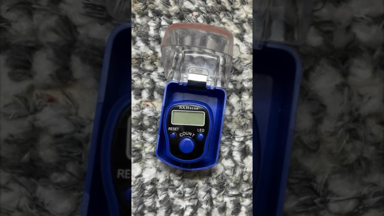 Best Tasbeeh counter || Digital Finger counter || with LED light🫶🏻 