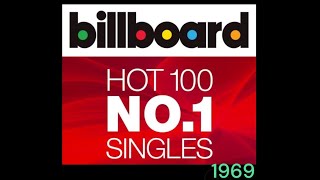 The USA Billboard number ones of 1969