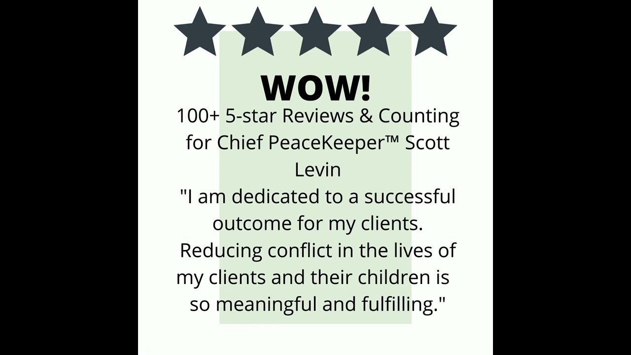 San Diego Divorce Mediation - Client Reviews For Chief PeaceKeeper Scott Levin