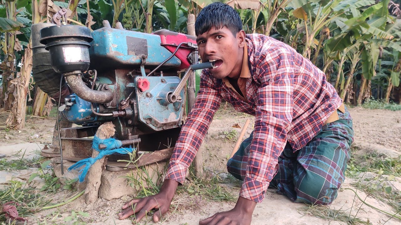 Diesel power tiller state full process India Chalo machines 