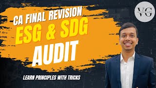 ESG & SDG Assurance || Revision for May 2025 CA Final