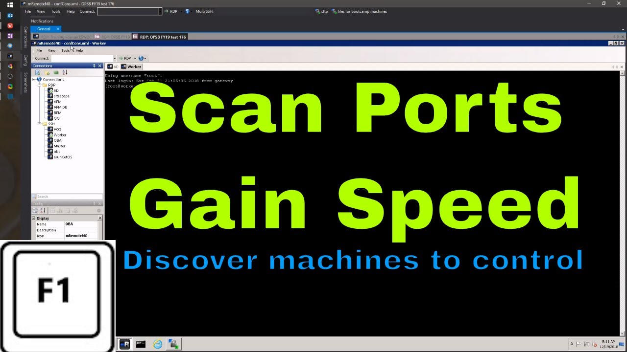  New  mRemoteNg-빠른 머신 추가, 포트 스캔, 빠른 IT 기술