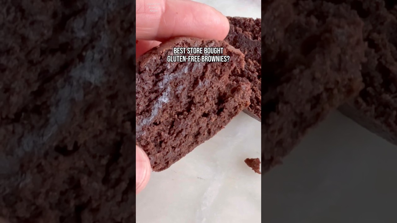 Craving gluten-free brownies? #shorts  #glutenfreeliving  #brownie
