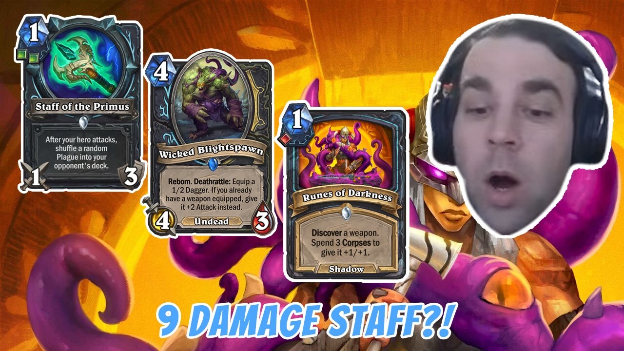 INFINITE Weapon Damage DK Run!!! - Hearthstone Arena
