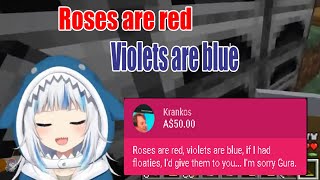 Gura Makes Roses are red poem
