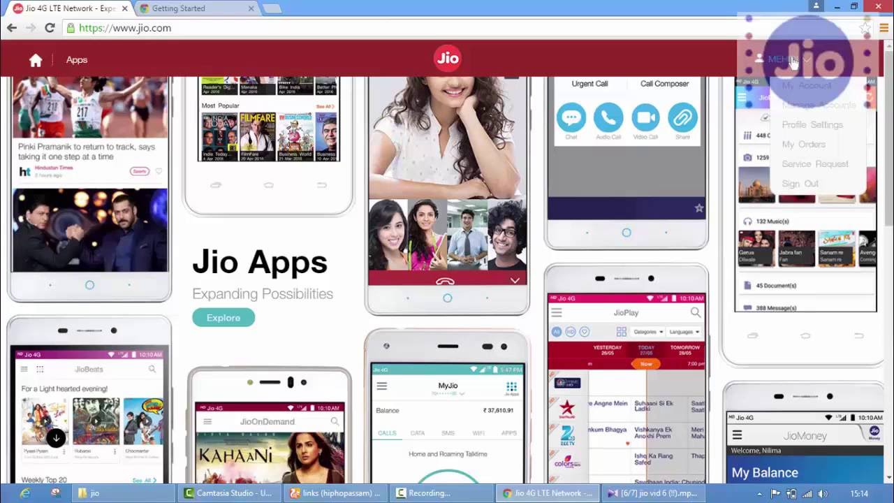 reliance jio 4g wifi with jio mobile lyf in 30 days experience hindi