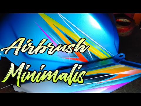 Vixion Airbrush Simple Youtube