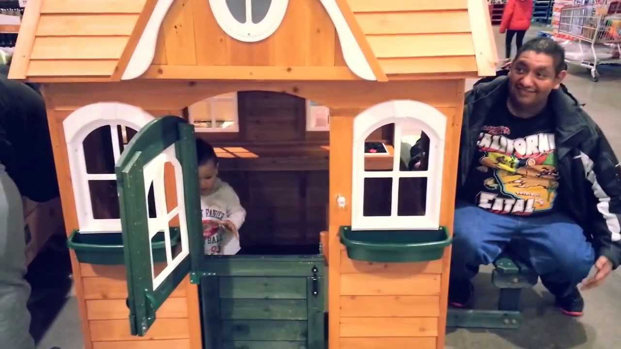 Alex Loves The Playhouse We Saw At Costco 1 25 14 Youtube