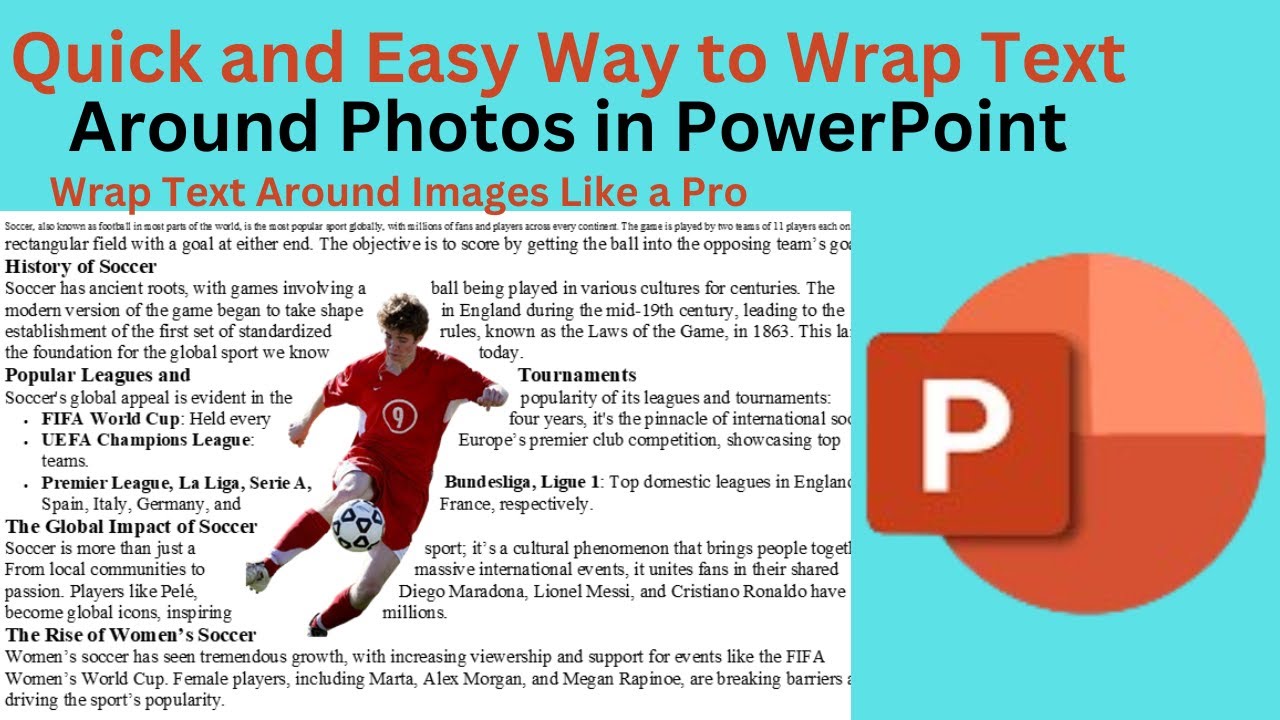 PowerPoint Text Wrapping Tutorial That Will Blow Your Mind - YouTube