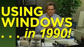 Using Windows - Vintage 1990 VHS Computer Training Tape