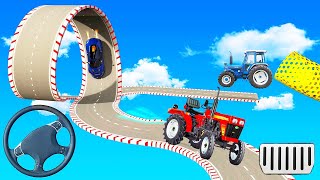 Impossible Tractor Racing Stunts #1 Impossible Tractor GT Racing Tracks - Android GamePlay ! screenshot 4