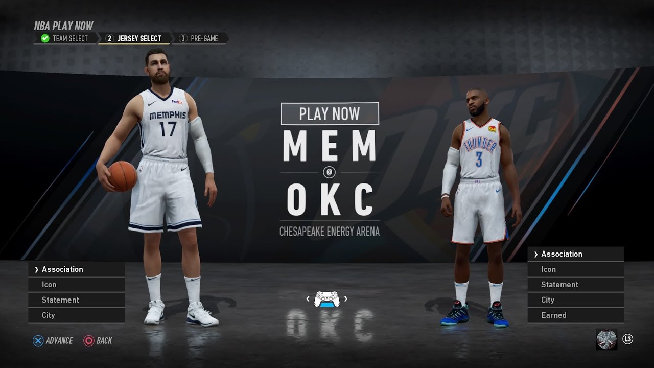 NBA LIVE 20 Rosters HD Thunder Grizzlies Ja Morant