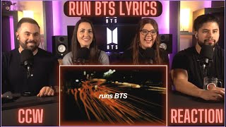 BTS "RUN BTS LYRICS” Reaction PART ONE!!! - Now we get the HYPE 😮 | Couples React