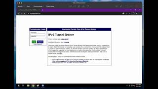 tunnel broker HE, ipv6 via ipv4