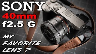 Sony 40Mm F2.5 G Lens Review The Best Lens For Edc & Street Photography. Why I Love It So Much
