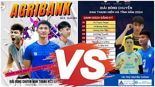 🔴 Kinh Điển : AGRIBANK ( Ngọc Thuân , Quốc Dư , Văn Duy ) vs TP HÀ TĨNH ( 3T , Văn Tiên , Q Đoàn )