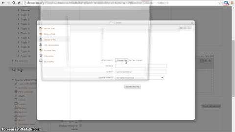 Upload an Image on MOODLE