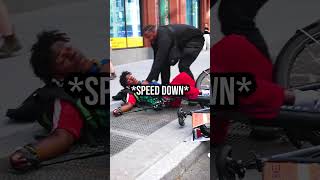 Speed Falls Off His Bike In New York Trying To Show His Chat The View! 😳💀