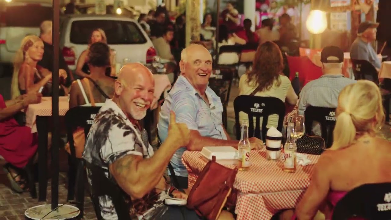 🌙 Puerto Morelos Night Walking Tour 🇲🇽 | Mexico 4K Evening Walk