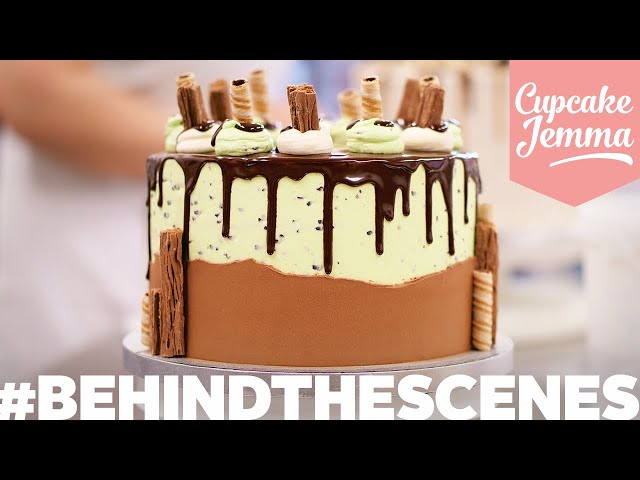Behind The Scenes at C&D | MINT CHOC CHIP CAKE! | Cupcake Jemma