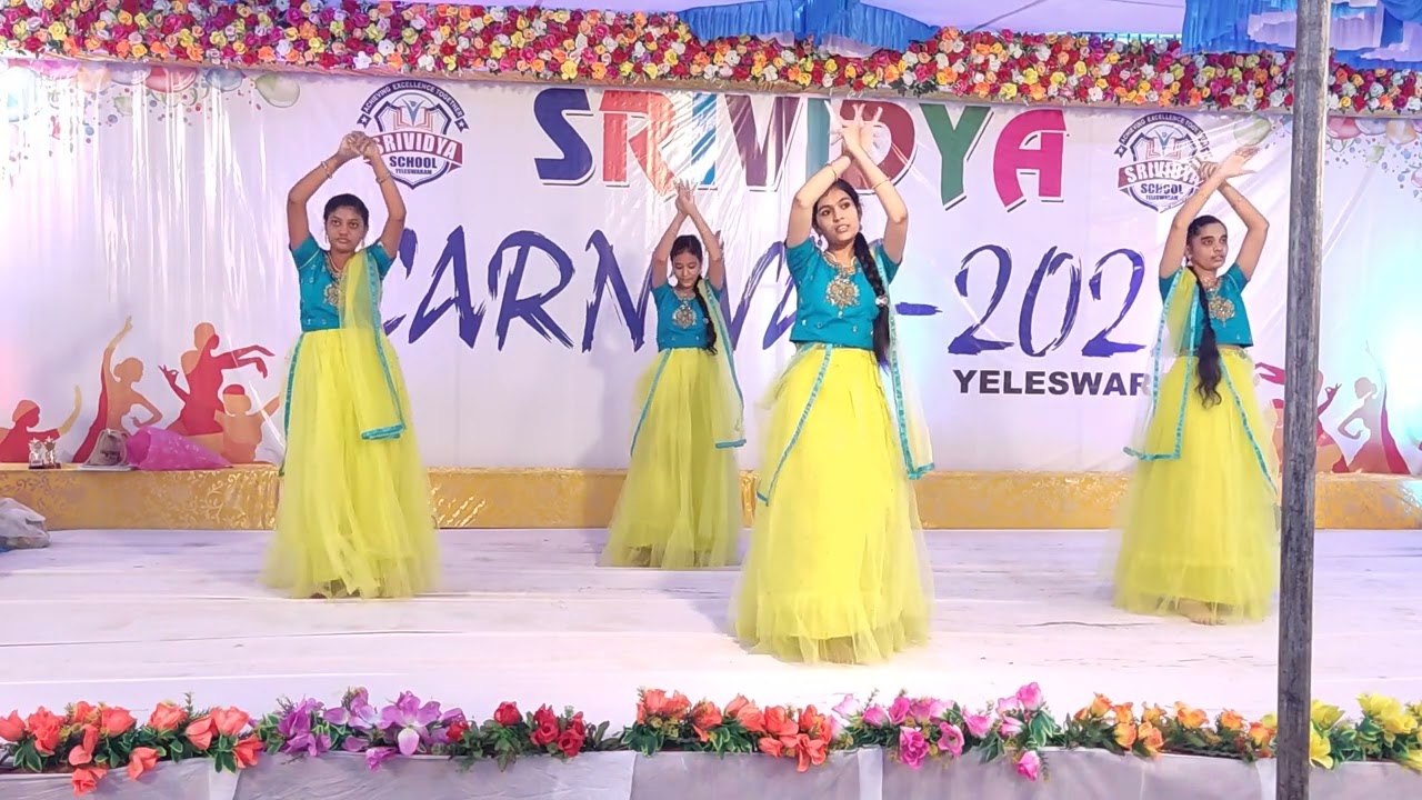 Srividya carnival - 2022 IX-Class remix song girls