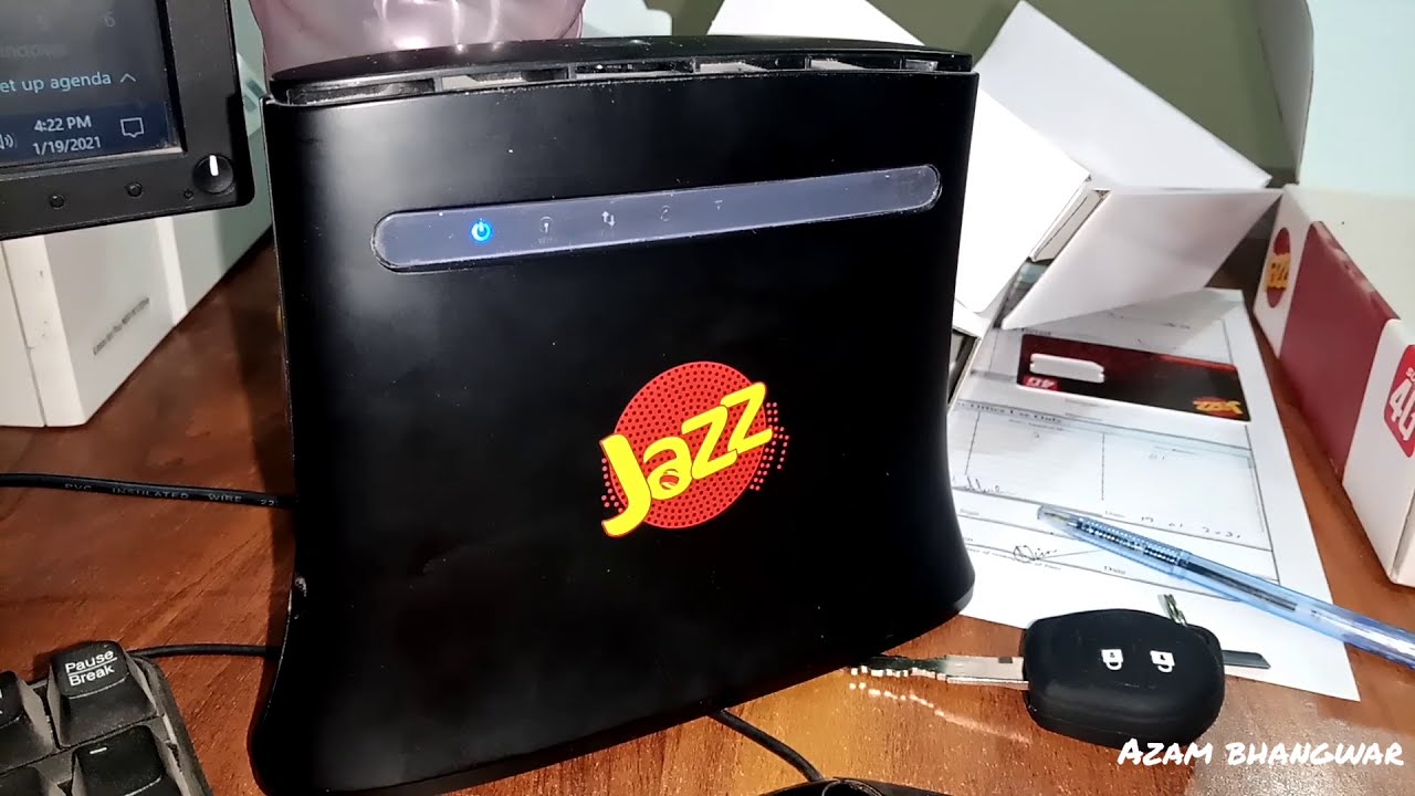 Speed Test Mobilink Jazz 4g Router Office in The Box Data+Voice YouTube
