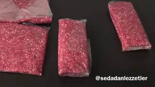 Bu videoyu izlemeden kurban etini saklama. Et Nasıl poşetlenir, et vakumlama .Dondurucuya et koyma