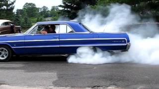64 impala bad ass flame burnout