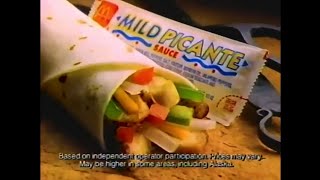 1991 - McDonald's - $0.99 Chicken Fajitas Commercial 