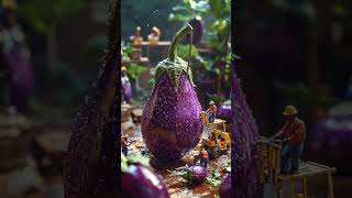 little people-harvesting veges 🎃#ai #globalaudience #aiart #viralvideo #art #viral #art