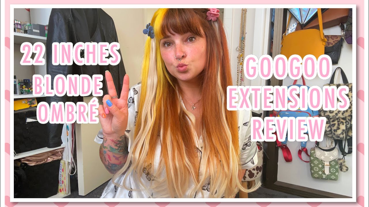 GOOGOO hair extensions Review | 22 inches