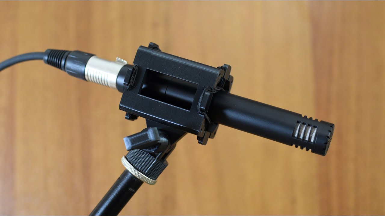 Making a Condenser Mic Shock Mount - YouTube