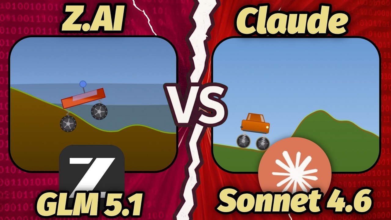 Z.AI GLM 5.1 vs Claude Sonnet 4.6 | Who's Best Coder