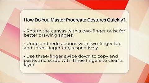 How Do You Master Procreate Gestures Quickly? - The Virtual Art Desk