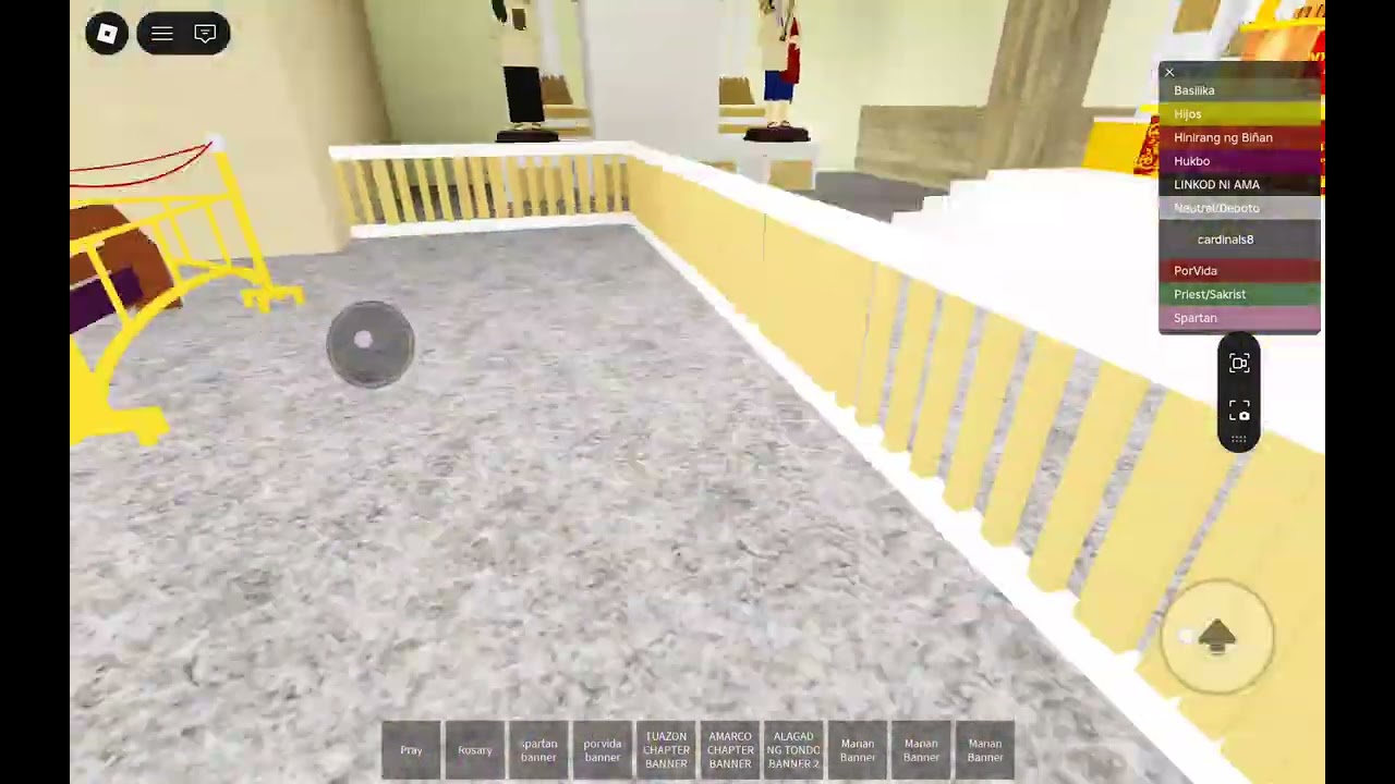 OUR VIRTUAL TRASLAIO AD TOUR AT MY QUIAPO CHURCH IN roblox