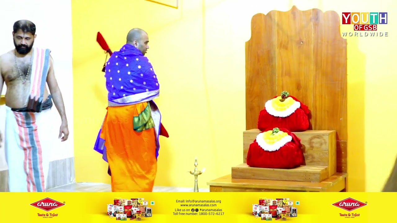 Agamana & Ashirvachan of Shrimad Samyamindra Thirtha Swamiji at Kashi Mutt, Bengaluru on 06/03/2026