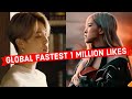 Global Fastest Songs to Reach 1 Million Likes on Youtube of All Time (Top 30)
