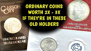 HIDDEN TREASURES Common Dated Silver Dollars In Rare Holders | POPULARITY OFF THE CHARTS!