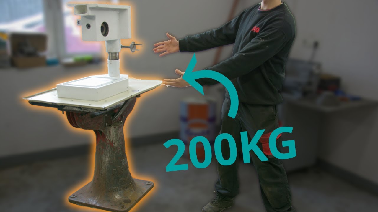 Stara wiertarka stołowa, droga za to zużyta?