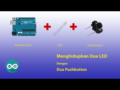 Belajar Arduino  Menghidupkan LED dengan pushbutton