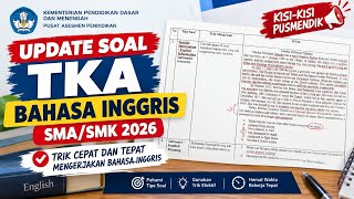 2026 HIGH SCHOOL/VOCATIONAL ENGLISH TKA PRACTICE QUESTIONS 🔥 FAST & ACCURATE TRICKS BASED ON PUSM...