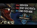 You can run but you cannot hide. You will not deny my Pentakill.